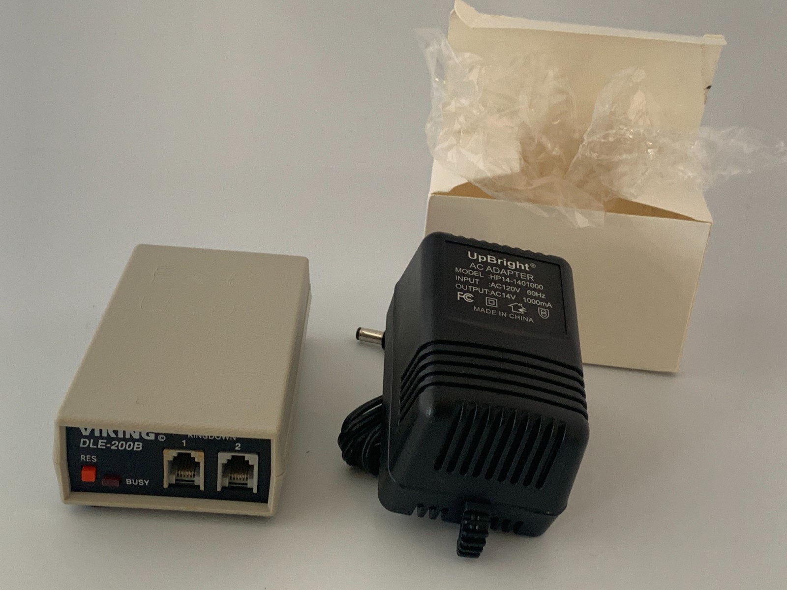 Viking DLE-200B Two-Way Line Simulator Ringdown Circuit w/Power - See Notes