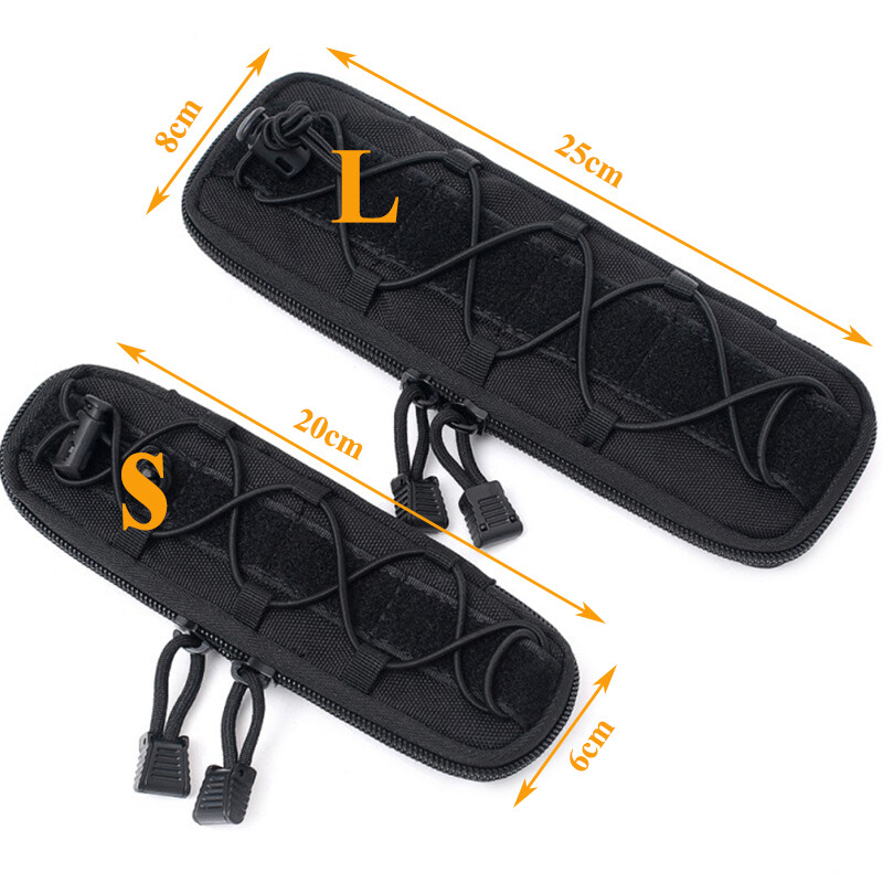 Tactical Molle Pouch Military Knife Sheath Waist Pack EDC Tool Flashlight Holder