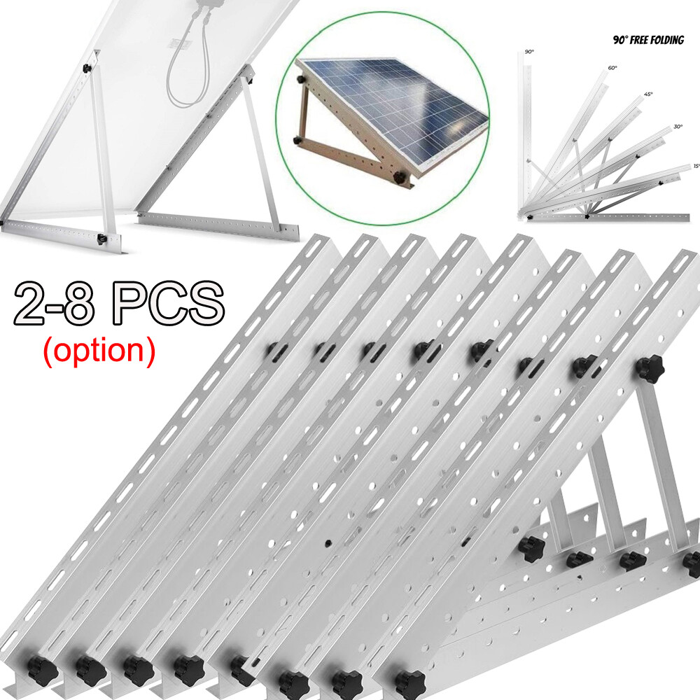 Solar Panel Mounting Brackets Adjustable Angle Solar Panel Tilt Mount Bracket US