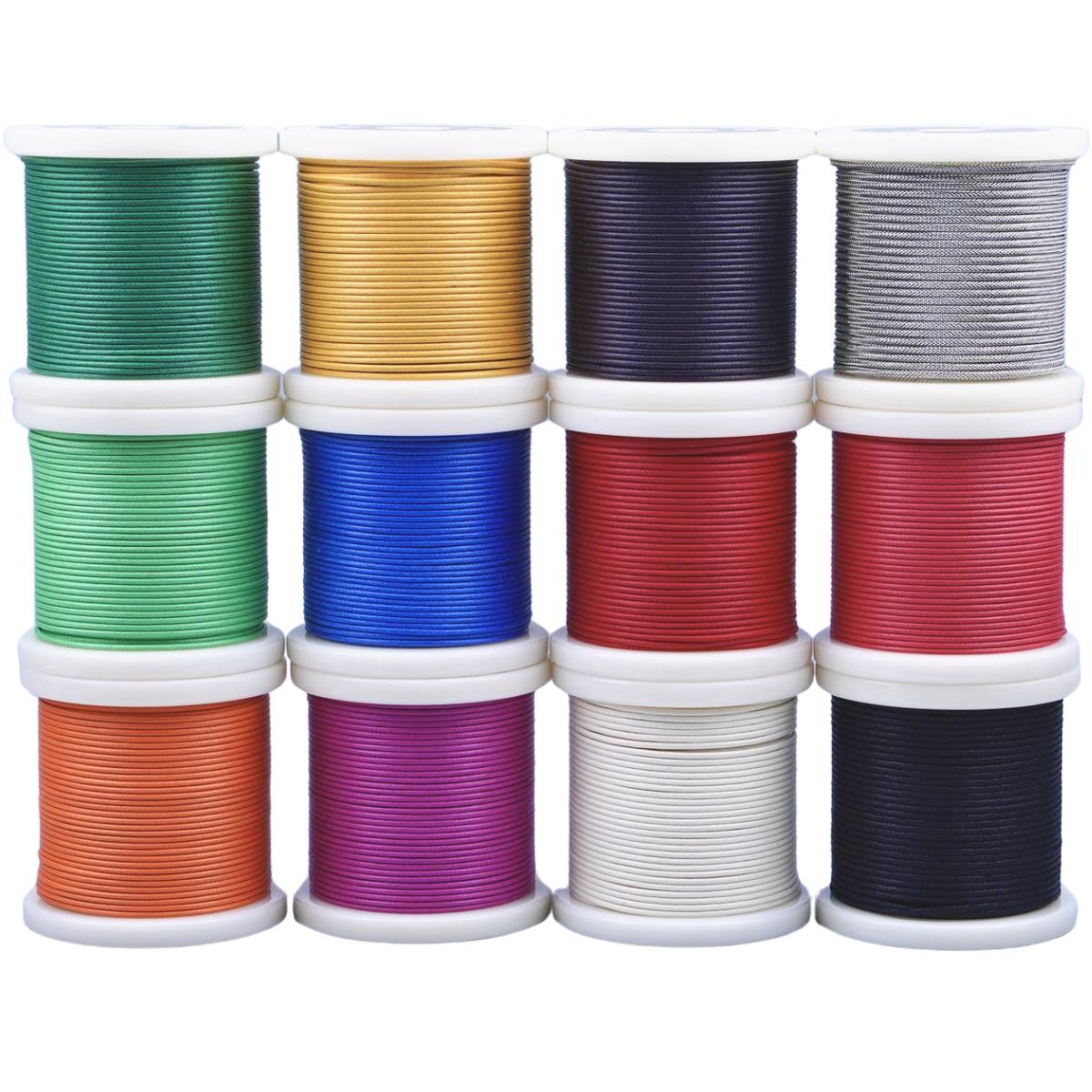 50 ft" Guitar Wire Waxed Cloth-covered Push Back Pre-tinned Vintage-style