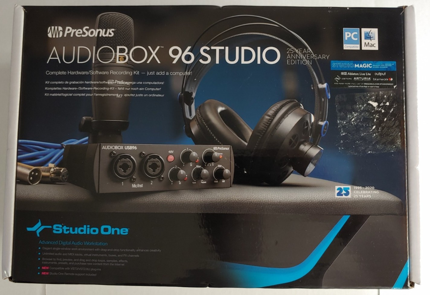 Presonus AudioBox 96 Studio Used Recording Kit with Software & Hardware