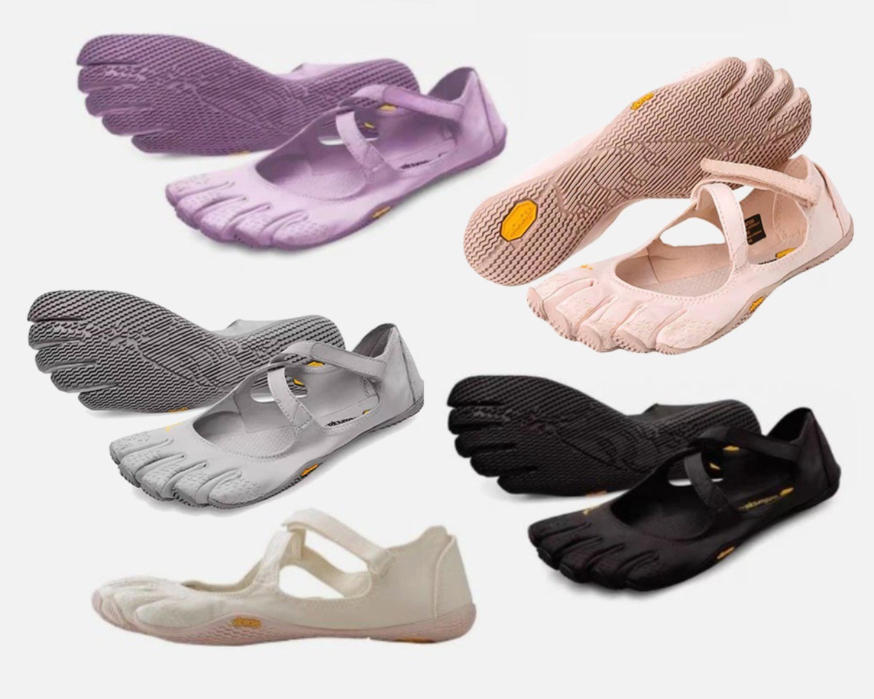 Vibram FiveFingers Yoga Shoes Women's V-Soul Sneaker Dance Shoes New Size 6-8
