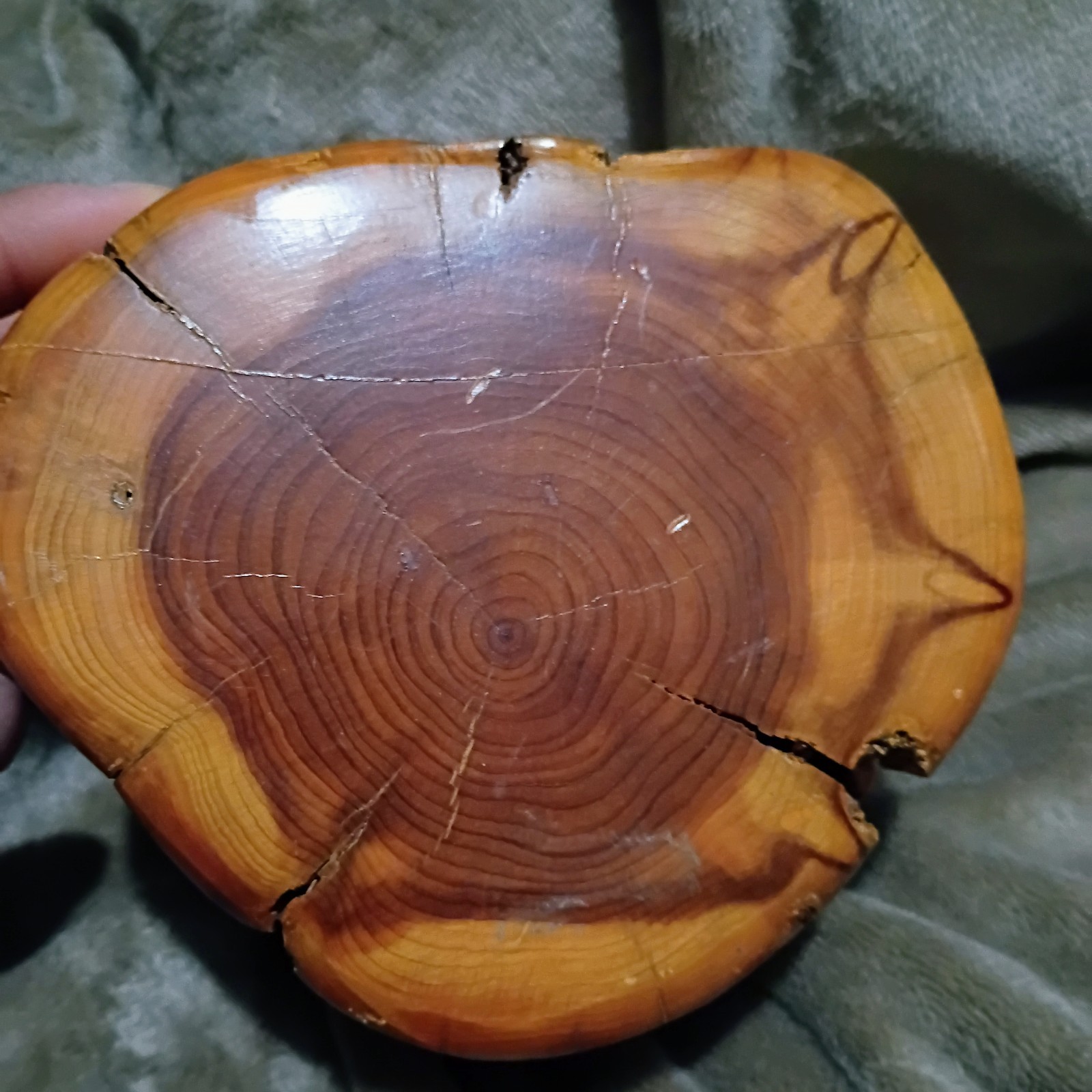 Vintage Diversion Stash Safe Log Trinket Box Hidden Box
