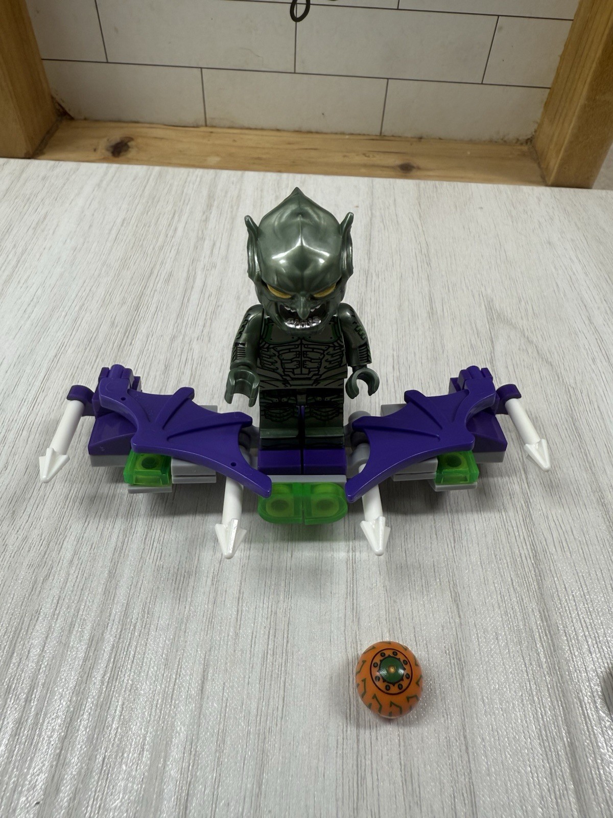 Green Goblin With Shooting Glider Custom Minifigure