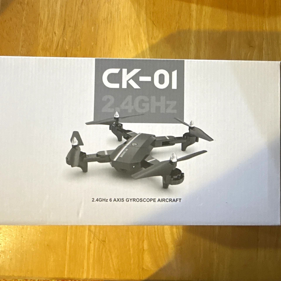 iDC CK-01 2.4GHz 6-Axis Gyro Foldable App RC Quadcopter Drone Gray, 165ft