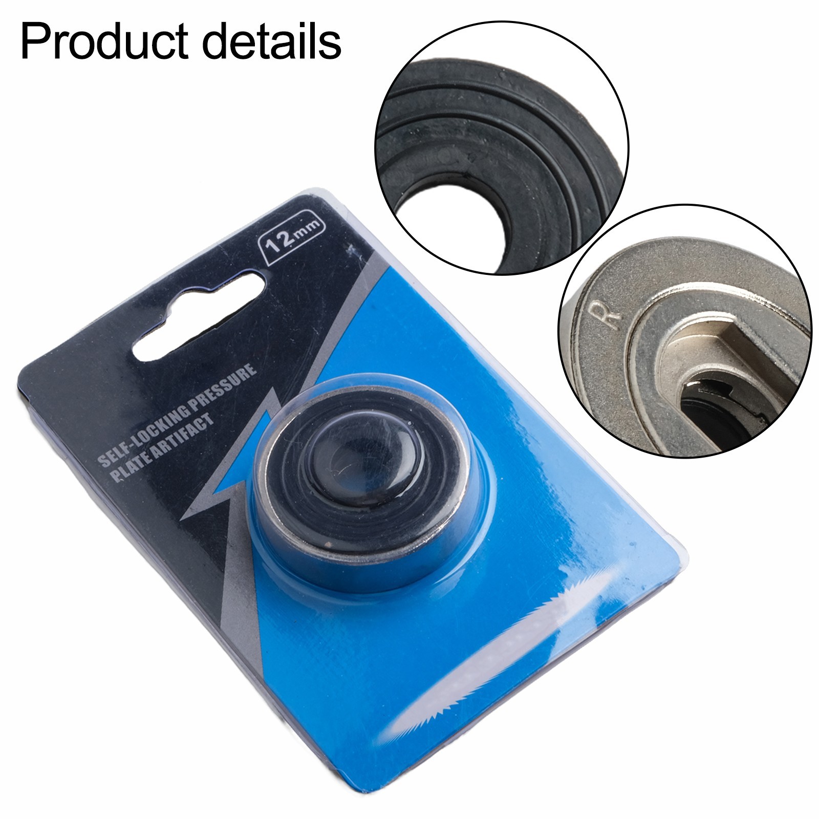 Quick Release SelfLocking Grinder Plate Flange Nut Power Chuck 100 Type