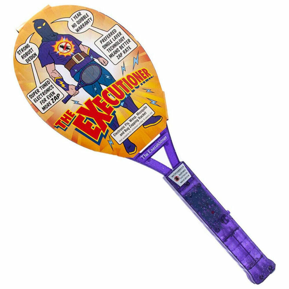 Bug Zapper Racket Electric Fly Killer Wasp Mosquito Pest Insect The Executioner