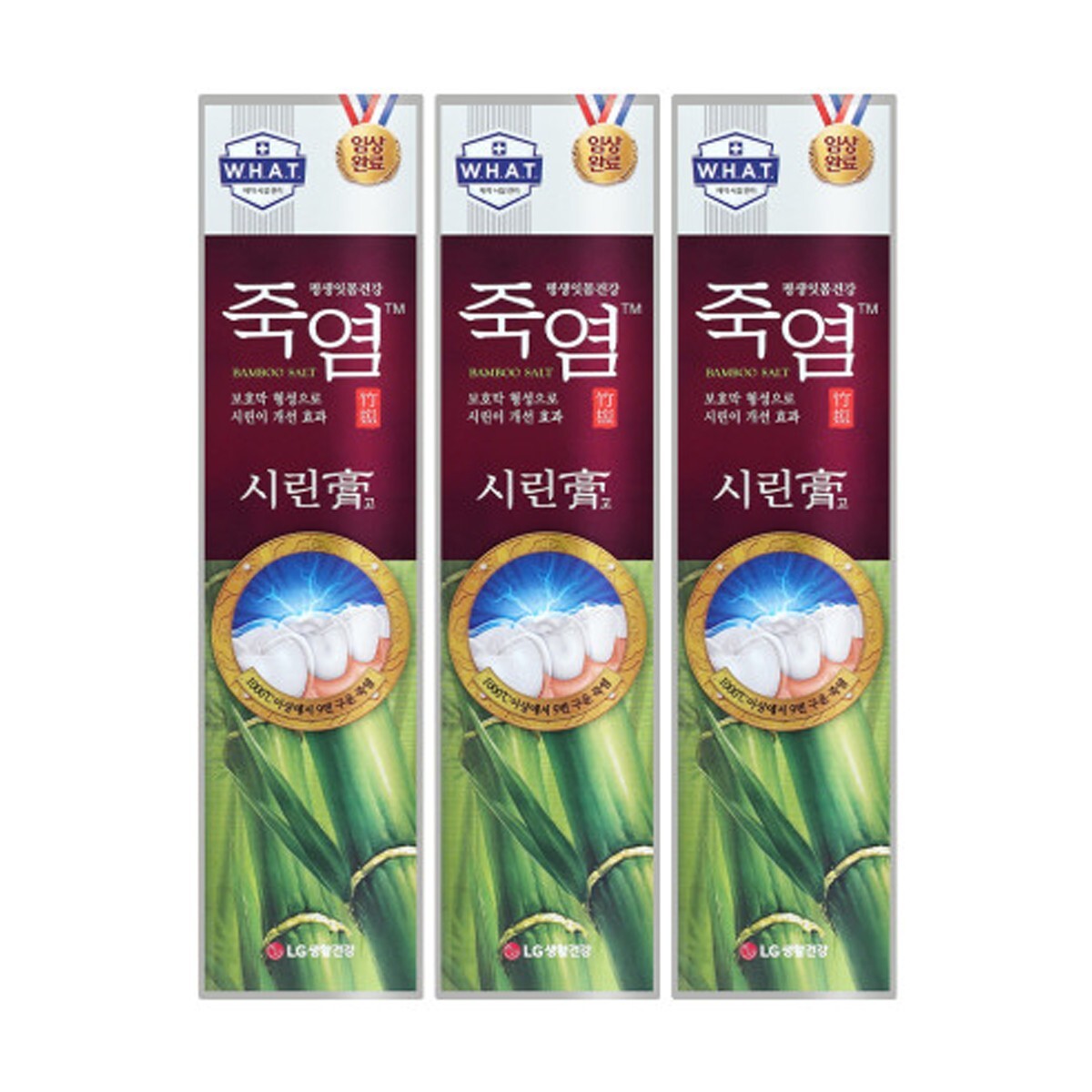 3PCS LG Bamboo Salt Toothpaste for Sensitive Teeth 120g (4.23oz)