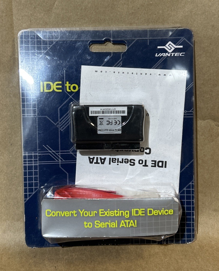 NIB Vantec IDE to SATA Converter Model CB-IS100