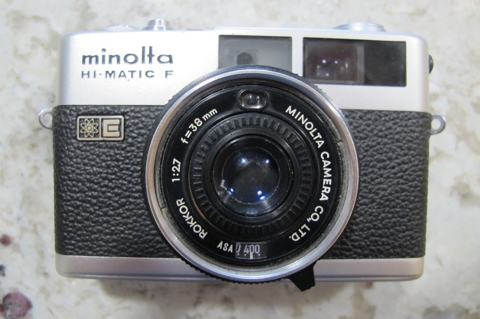 Minolta Hi-Matic F - For Parts or Repair - Clean