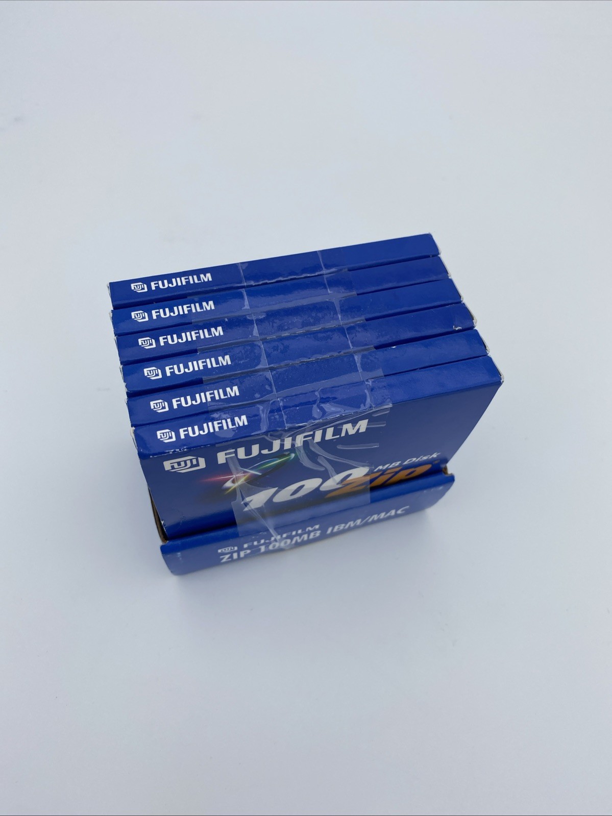 Fujifilm Zip Disks 100 MB PC and MAC Formatable ~New Sealed- Lot of 6 disks