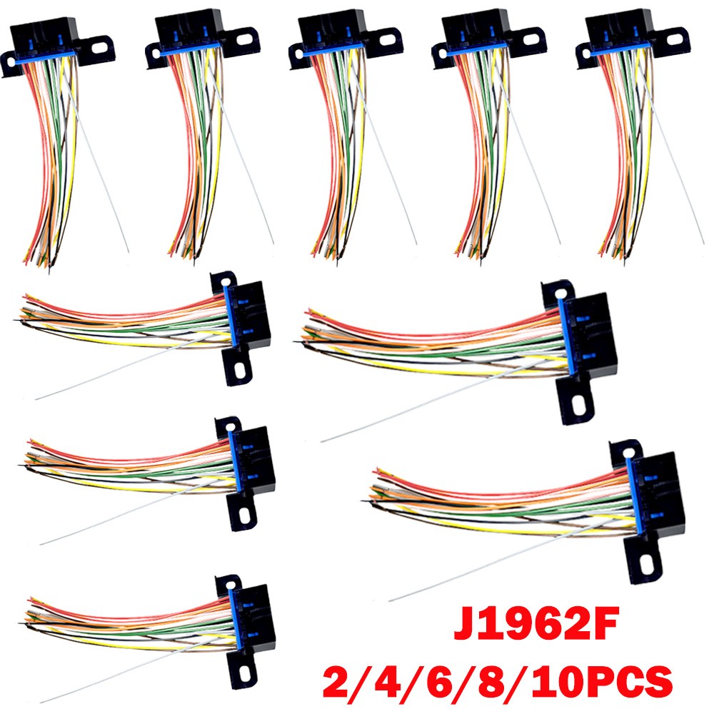 2-10x Universal Diagnostic OBD2 Female Connector Car 16 Pins Female Plug J1962F