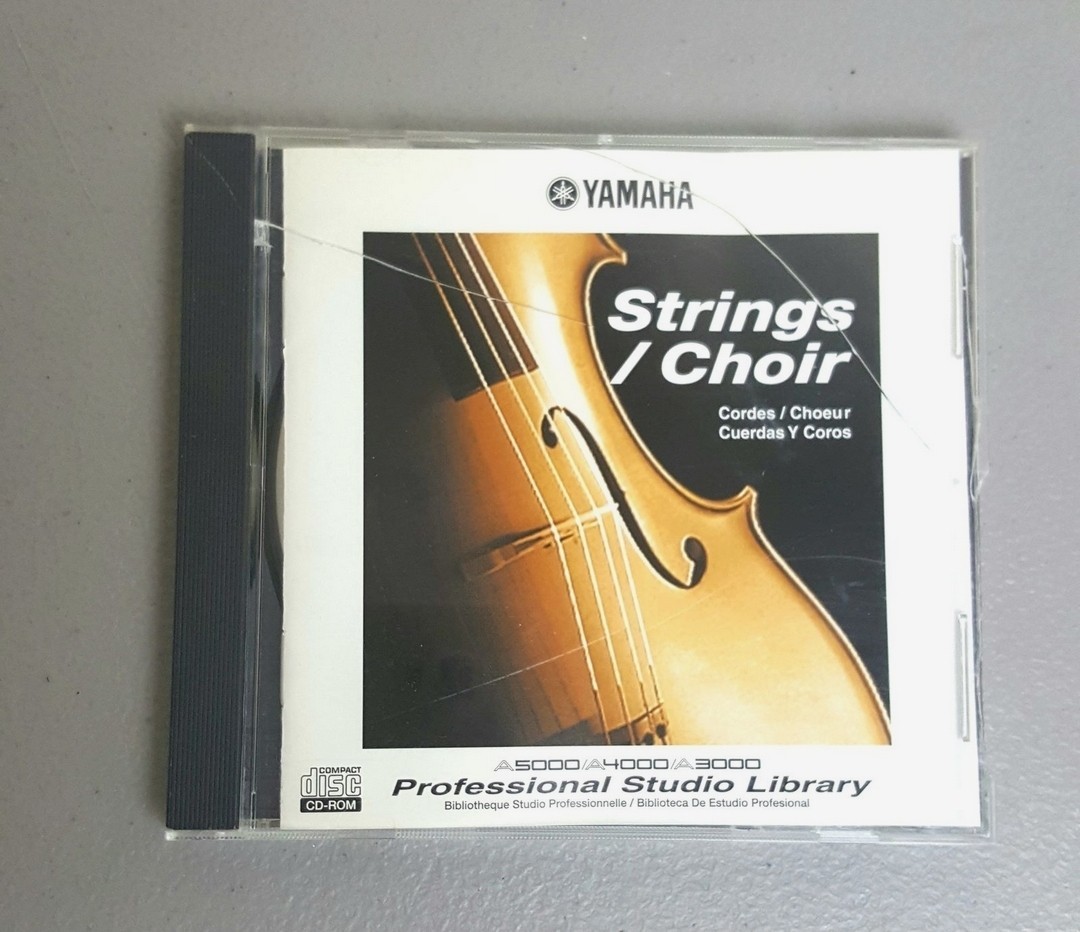 Yamaha A5000/A4000/A3000 Sampler CD Rom - PSLCD-104 - Strings / Choir