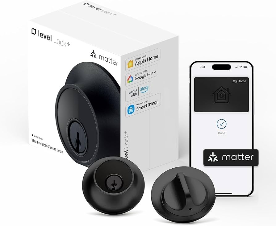 ⭐ (NEW) Level Lock Smart Lock Second Edition – Matte Black – Fast Shipping