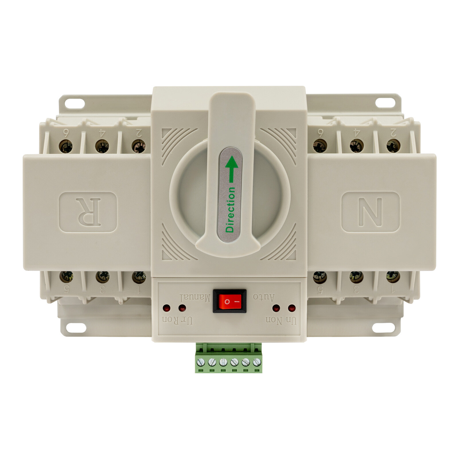 63A Dual Power Automatic Transfer Switch Double Power Switch Screw Mounting