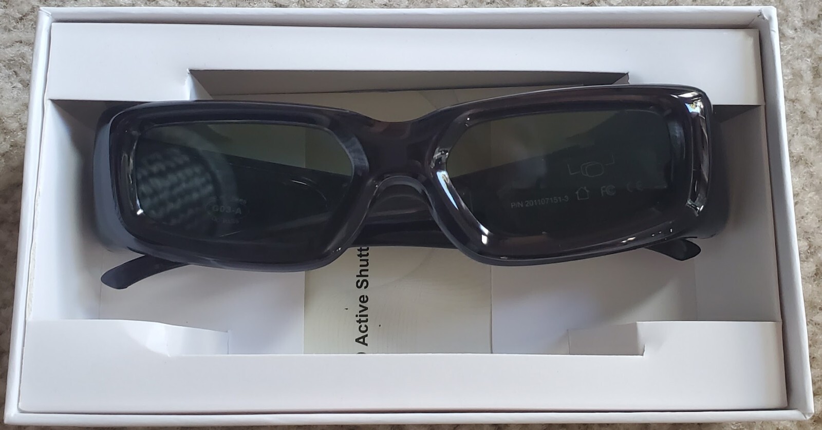 3D Active Shutter Glasses for TV