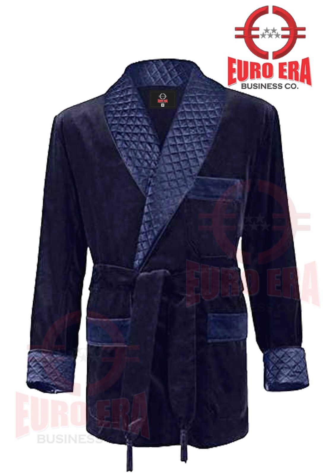 New Royal Look Dinner Party Wear Blue Velvet Tuxedo Smoking Robe Coat Jacket