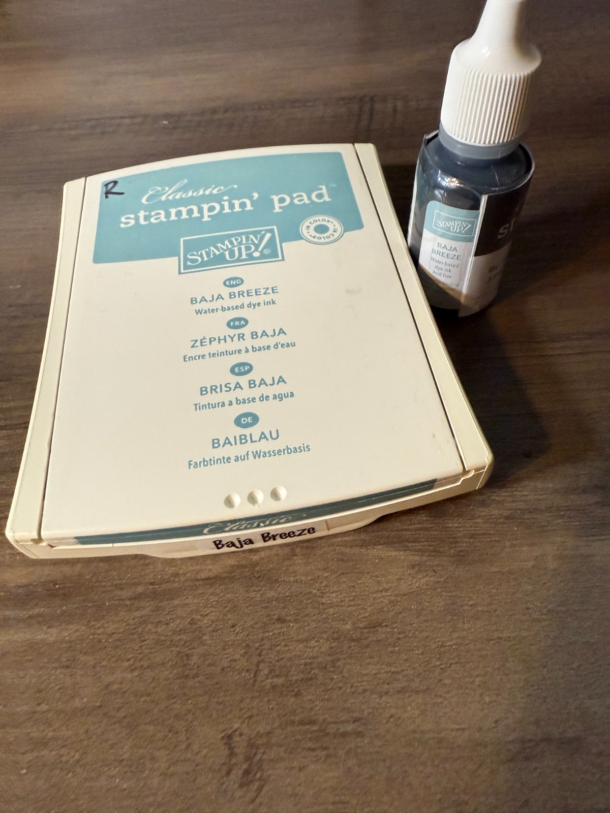 Stampin Up Classic Ink Refill & Pad ~ Baja Breeze