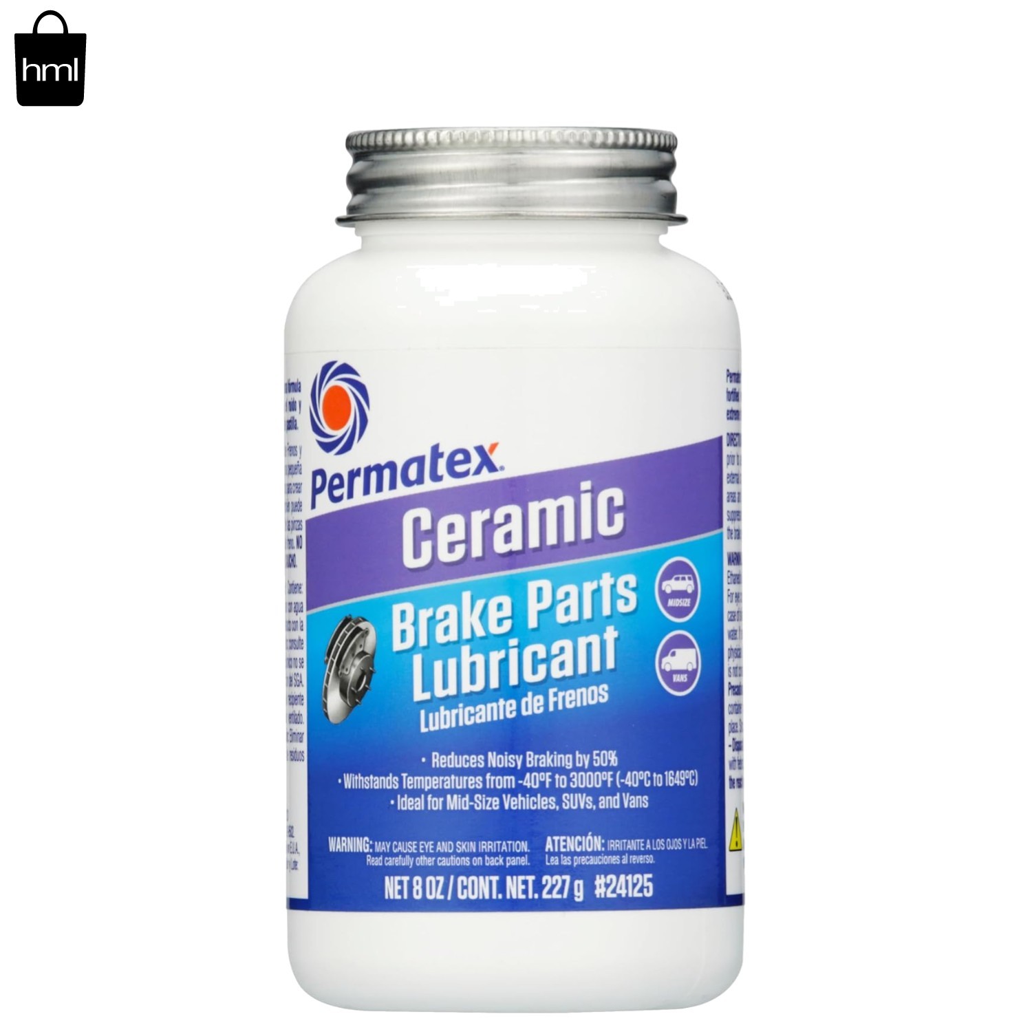 Ultimate Brake Parts Lubricant: 8 oz Ceramic Formula - Heat & Moisture Resistant