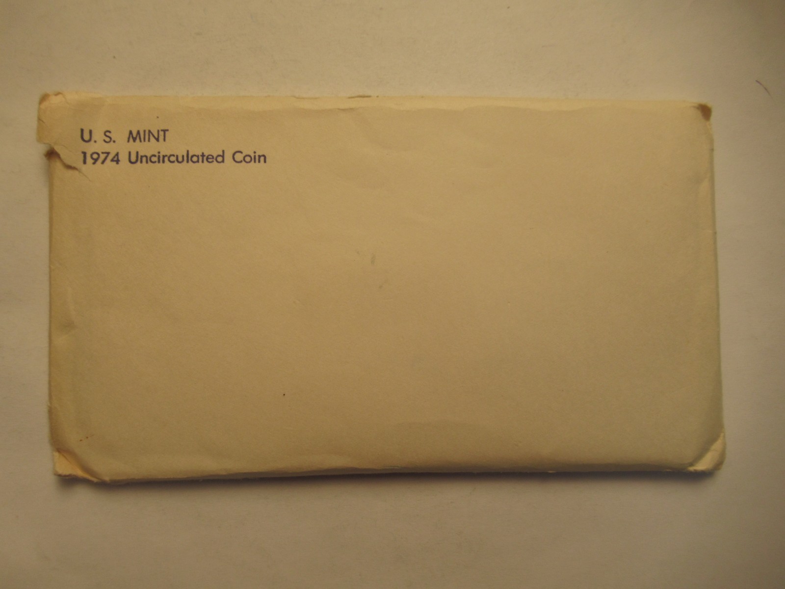 1974 US Mint Uncirculated Set, US Mint Packaging