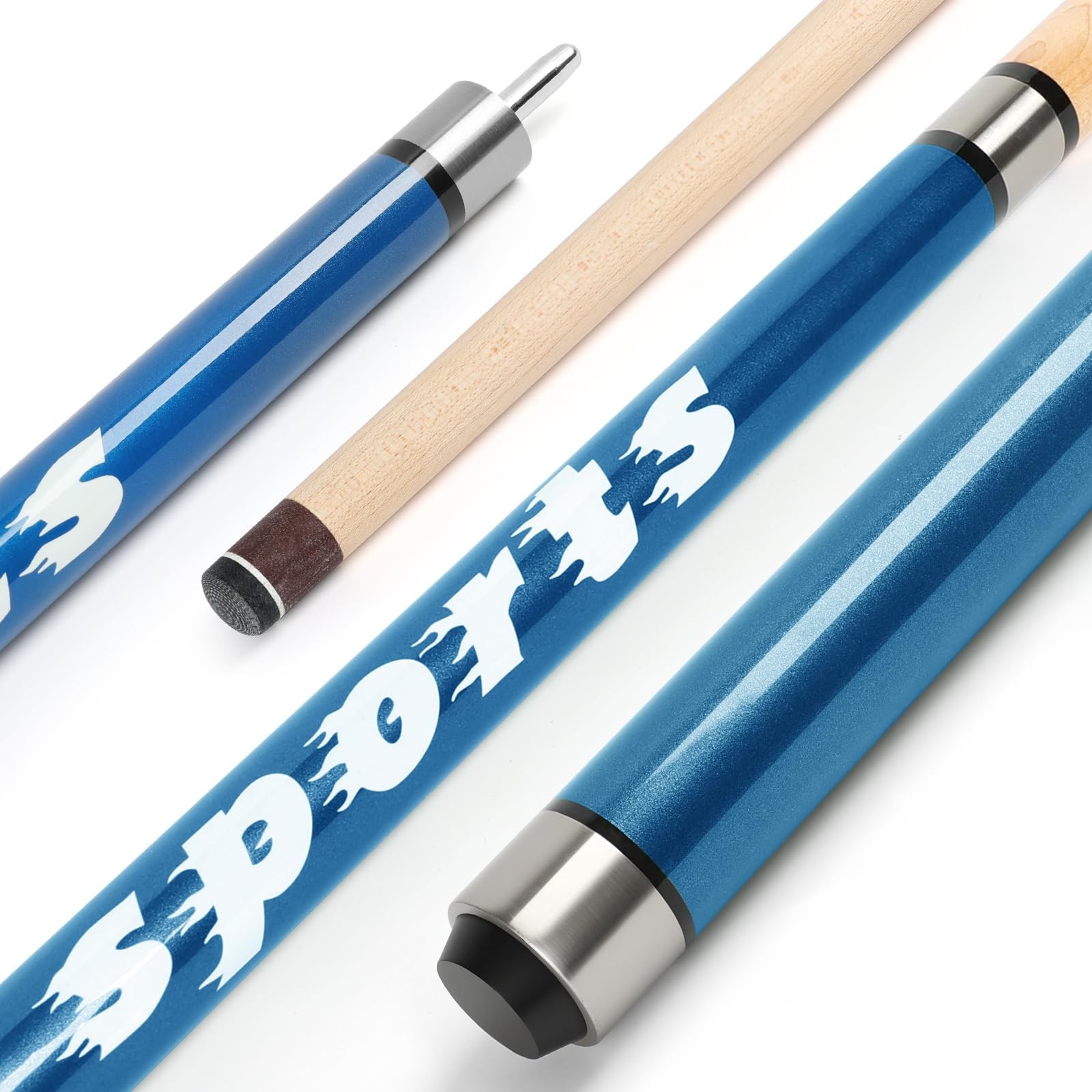 "Sports" Series Jump Break Cue 2-in-1 , 21-28 Oz Break Cue with 14mm Fibergla...