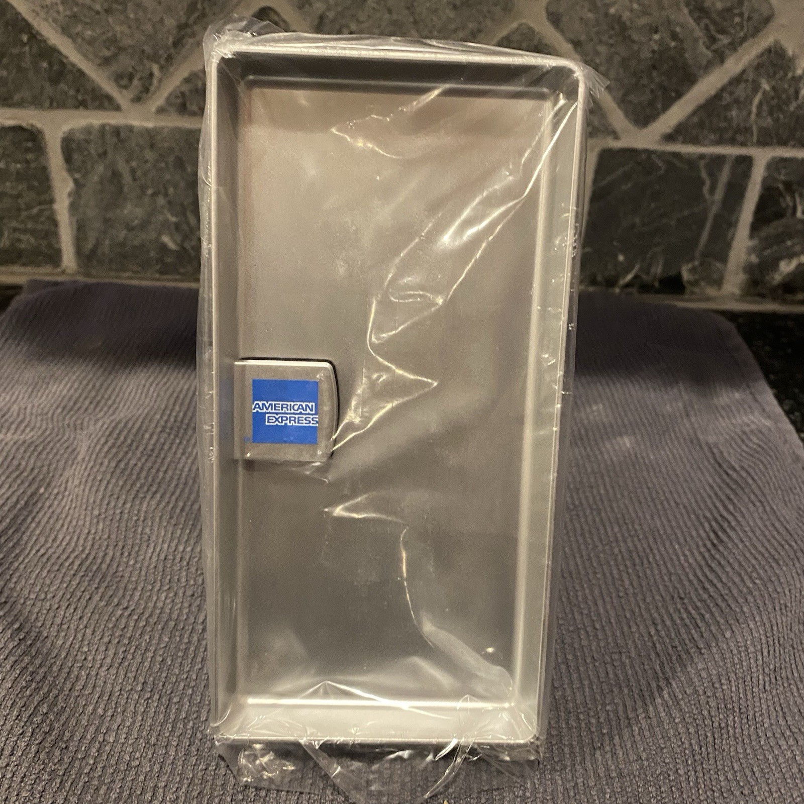 Brand New American Express Silver Tip Trays Check Presenters ( Lot of 5 )