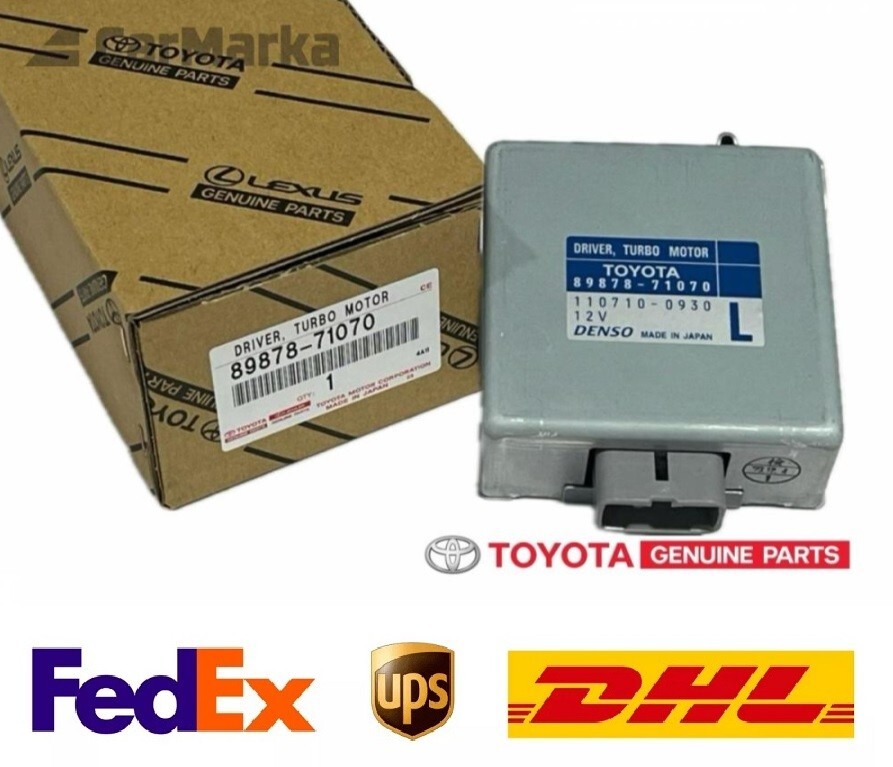 TOYOTA GENUINE 89878-71070 DRIVER, TURBO MOTOR HILUX 1KDFTV 2005-11 8987871070