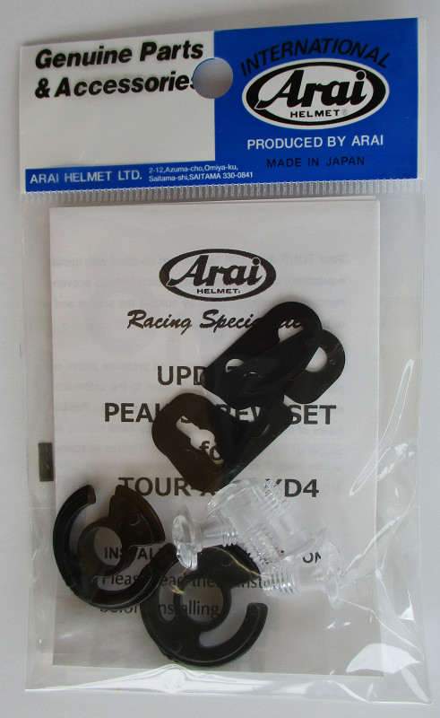 Arai Tour-X-X2 X3, TX, XD(DC), XD-3, XD-4, CT-Z, CT-M, Screw Set Clear 2456 2451