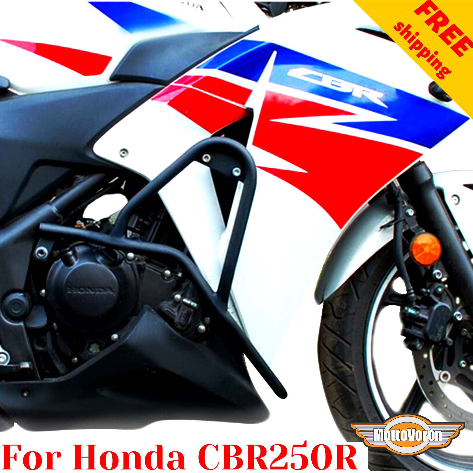 For Honda CBR250R Crash bars CBR 250 R Engine guard, Free shipping