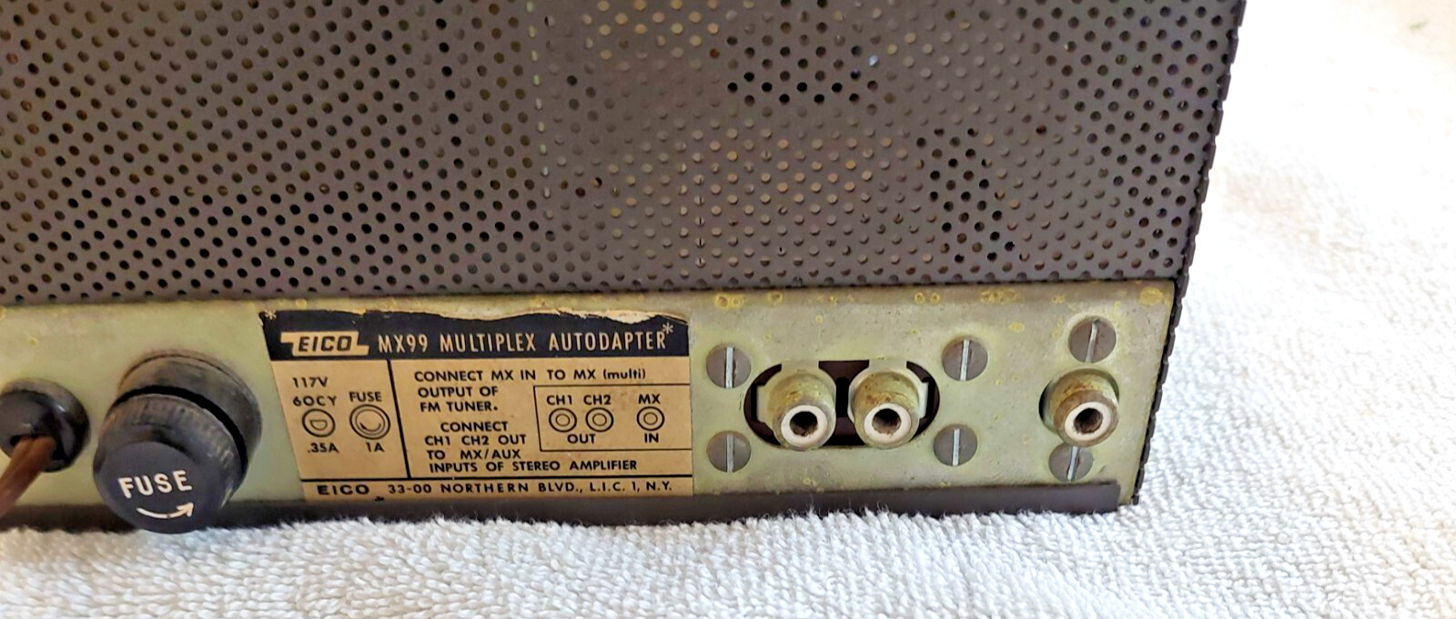 Newly Electronically RESTORED 1962 EICO MX-99 Stereo Tube MPX Multiplex Decoder