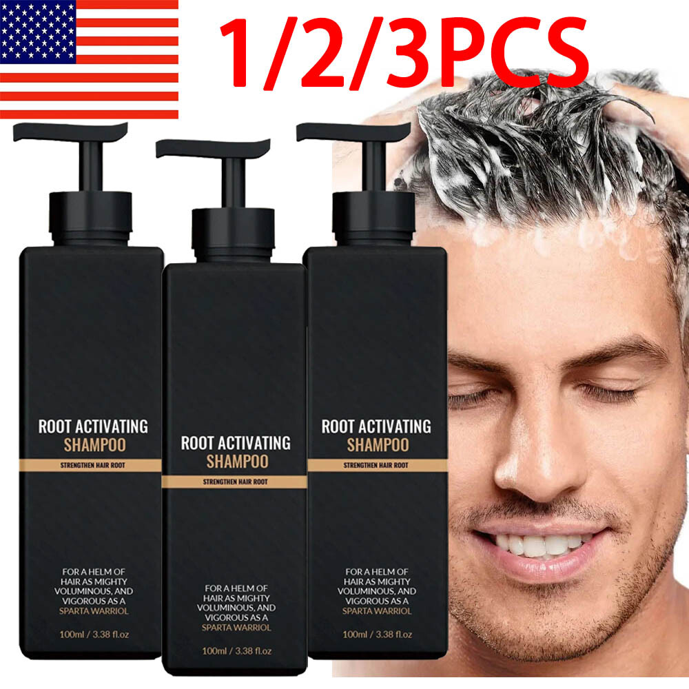 1-3PCS 200ml Root Activator Shampoo SPARTAN Hair Loss Shampoo Root Activator