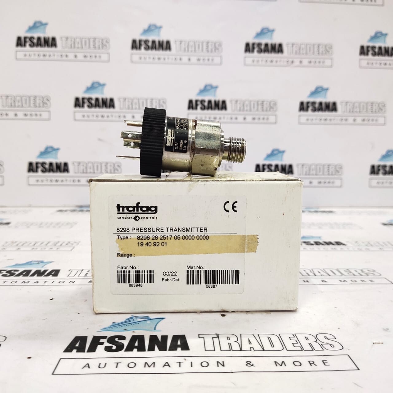 PARTS FOR TRAFAG | 8298 28 2517 05 0000 0000 | 8298 PRESSURE TRANSMITTER