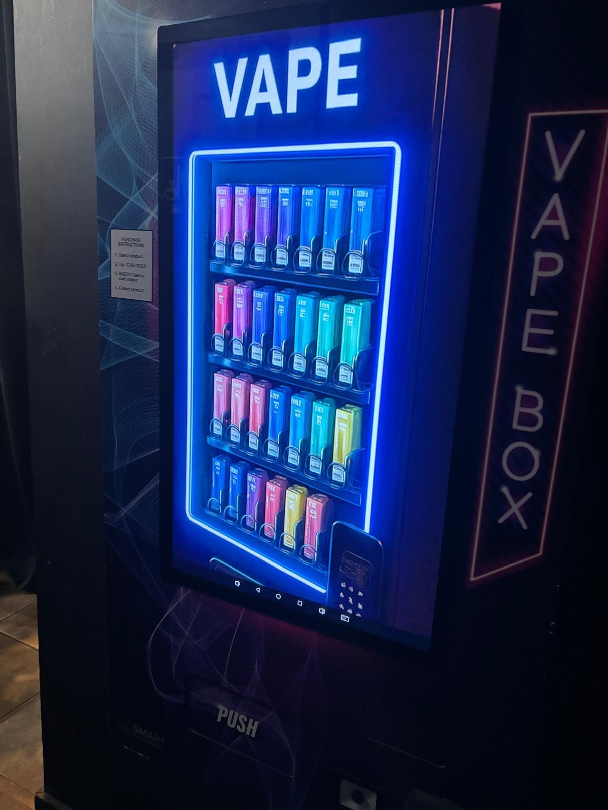 vending machines for sale with card reader