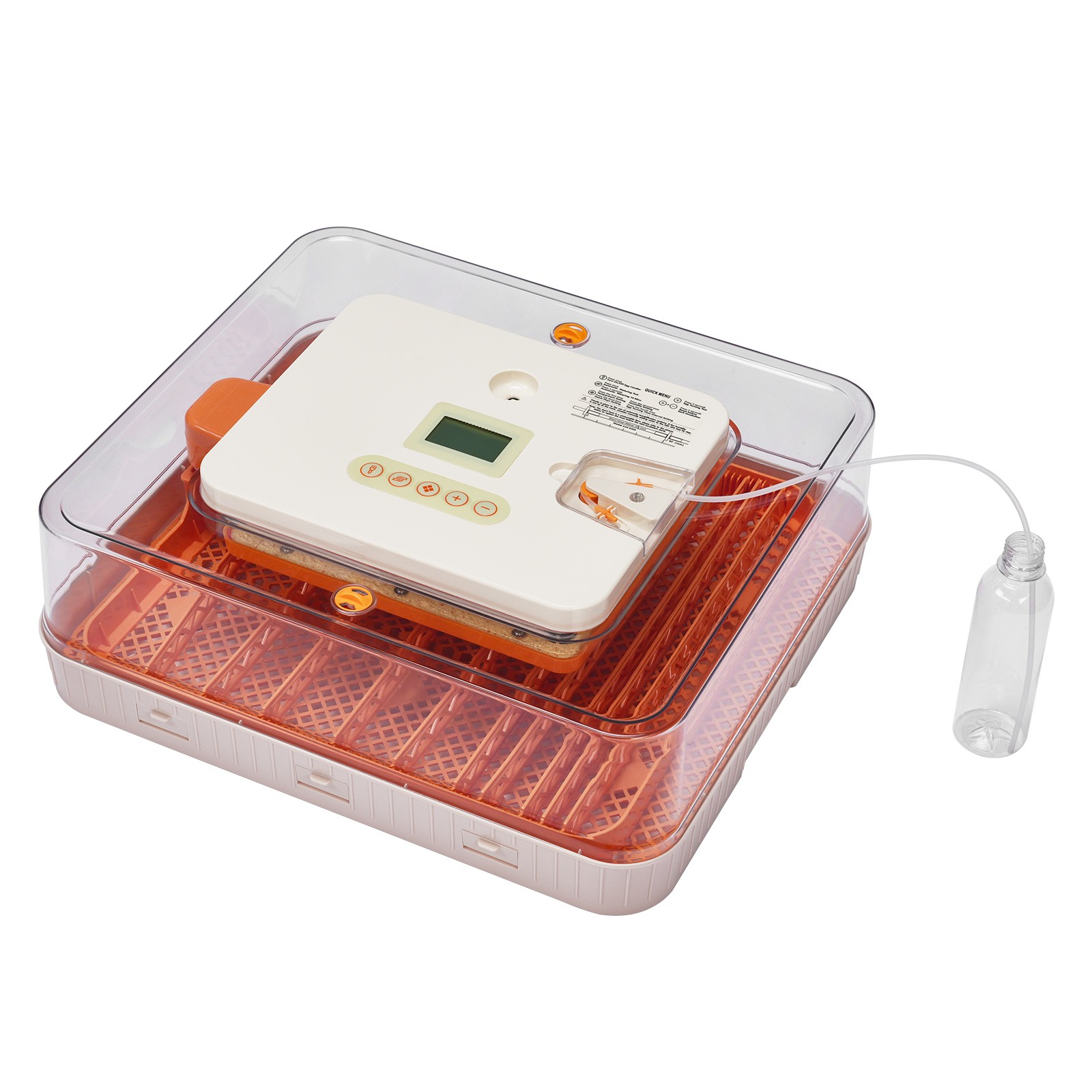 56-Egg Automatic Incubator Auto Temp Humidity LED Egg Candler US Plug 110V