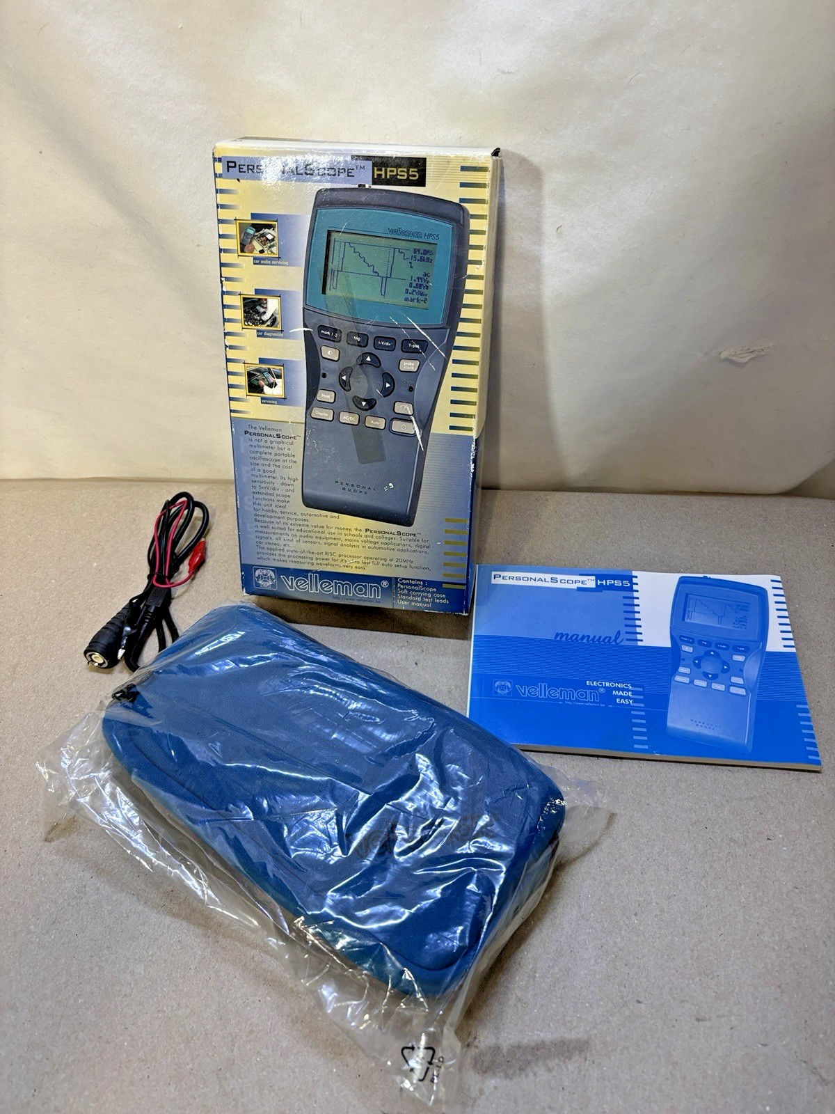 Velleman Personal Scope HPS5 Graphical Multimeter Handheld