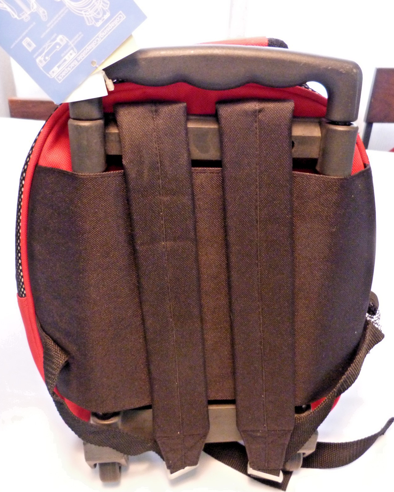 Small Ohio State Collapsible Backpack With Wheels