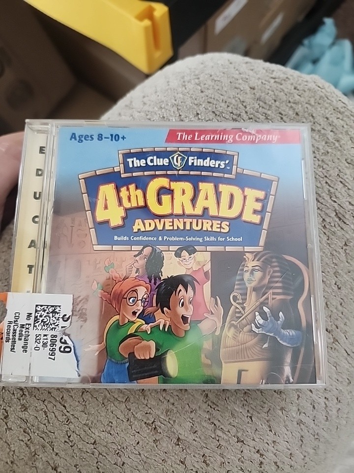 The Clue Finders' 4th Grade Adventures (PC CD-ROM 1998) Learning Company Skills