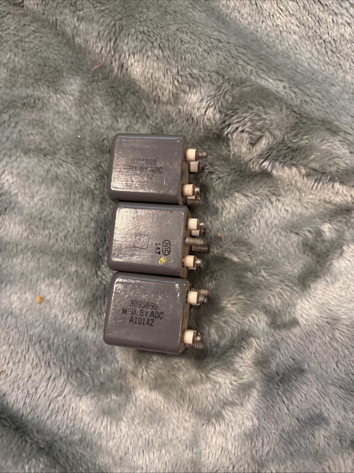 3 Vintage ADC 147 For Military Transformers Mini Audio