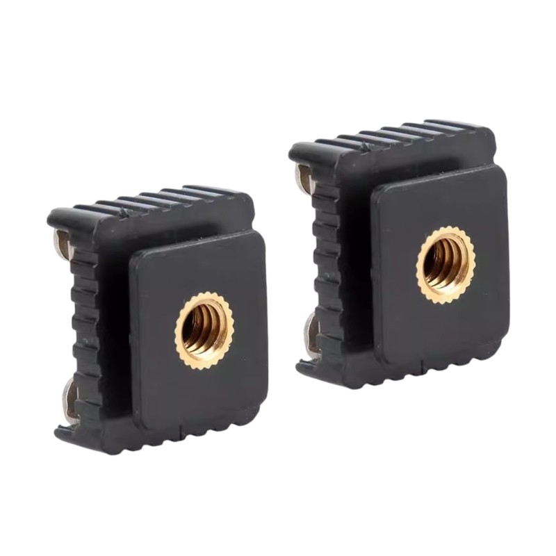 1/4inch Thread to Flash Hot Shoe Mount Adapter For Studio Light Stand Replace