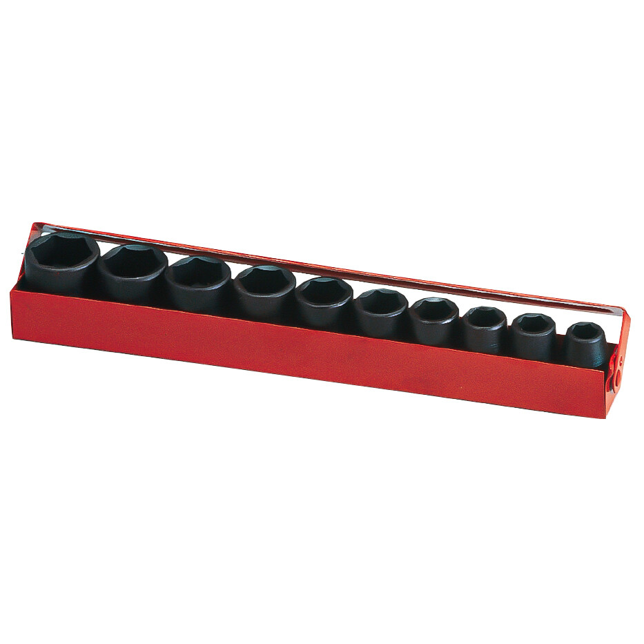 Genius Tools 10 Piece 1/2" Dr. Metric Impact Socket Set - (Old Part# TF-006) ...