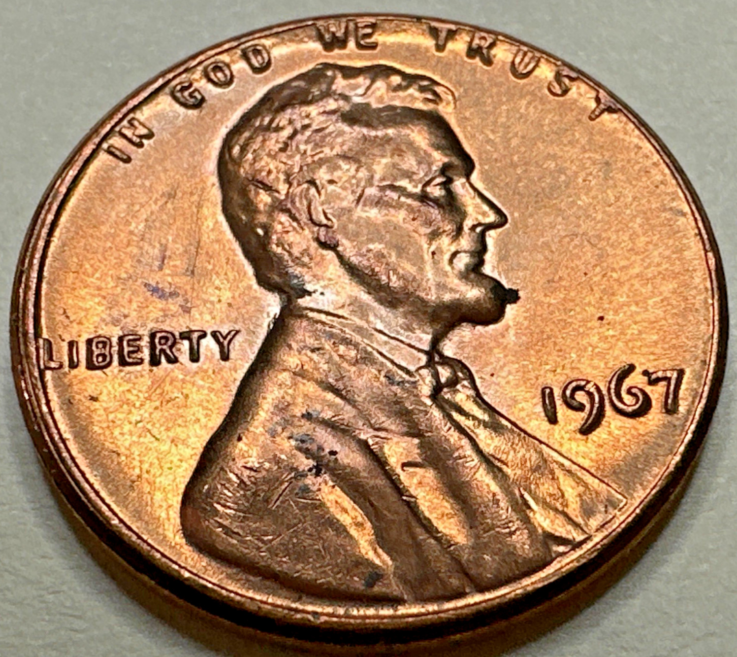 1967 Lincoln Penny Memorial Cent 1C 2378X