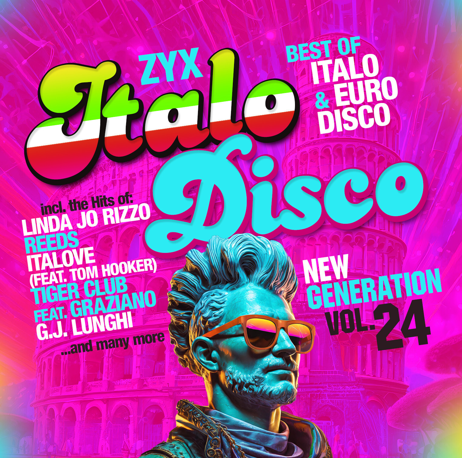 ZYX Italo Disco New Generation Vol. 24 Album 2CD New Sealed Mint