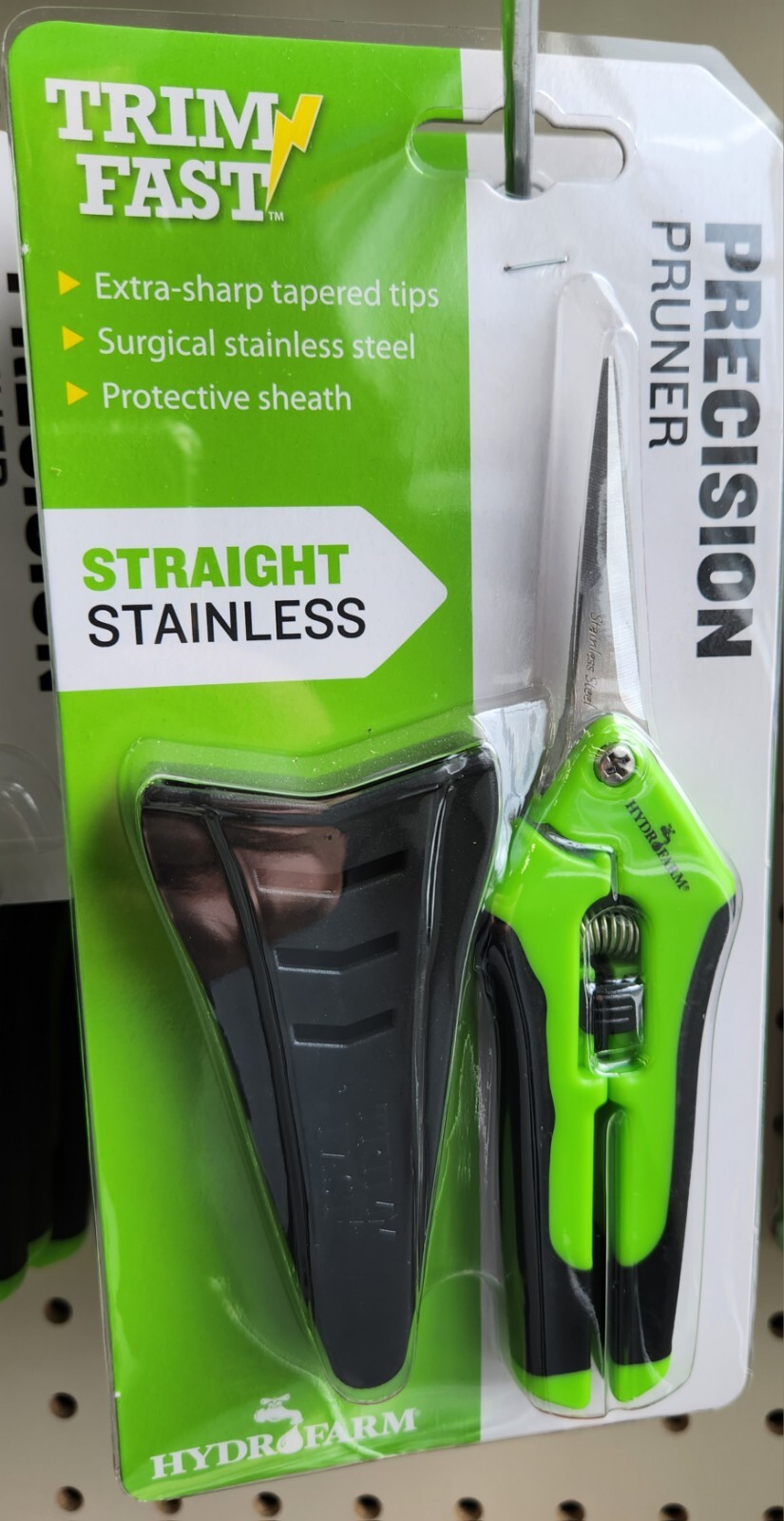 Hydrofarm Professional Precision Pruner Steel Straight Blade New