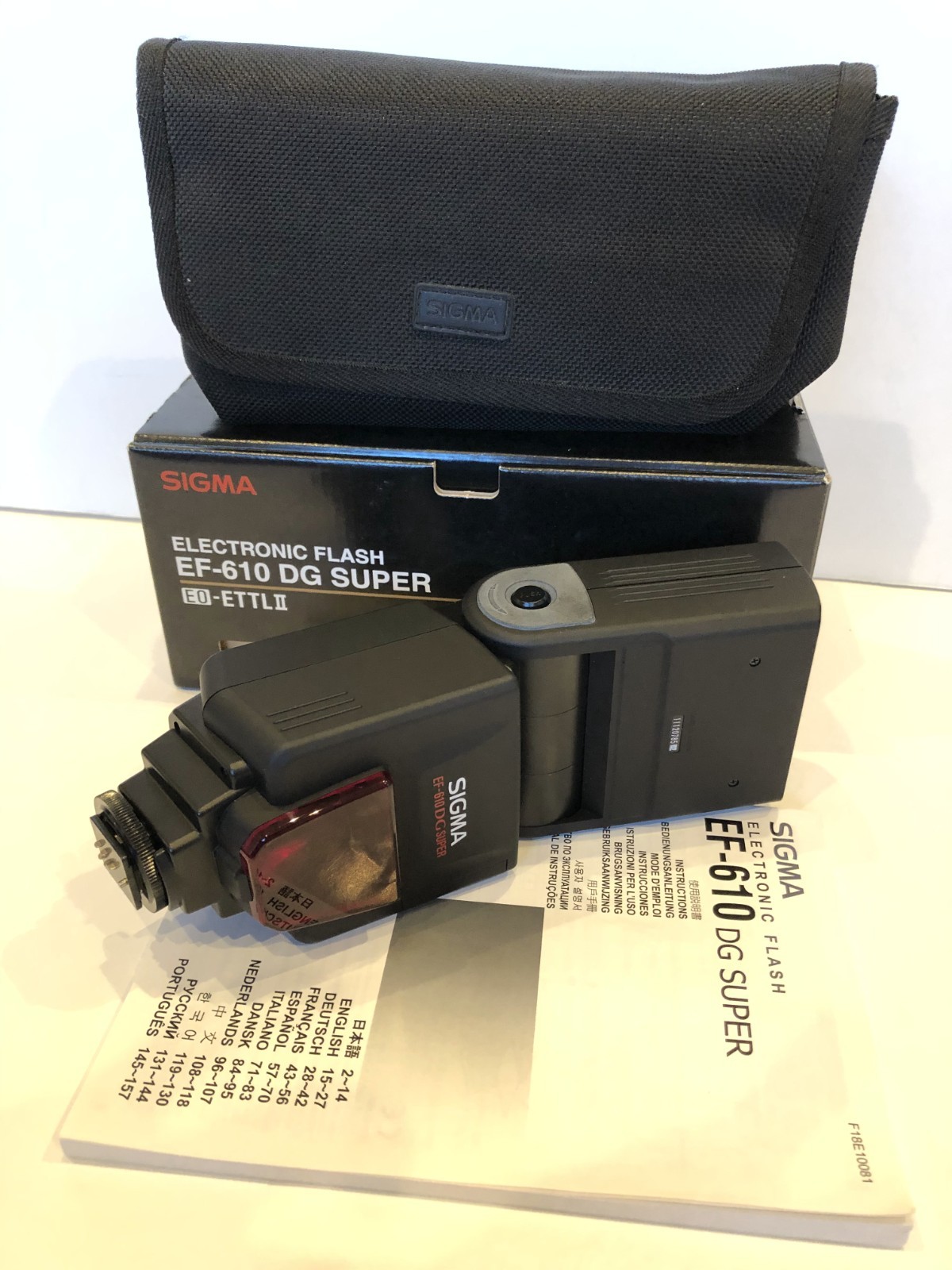 Sigma EF-610 DG Super Shoe Mount Flash for Canon