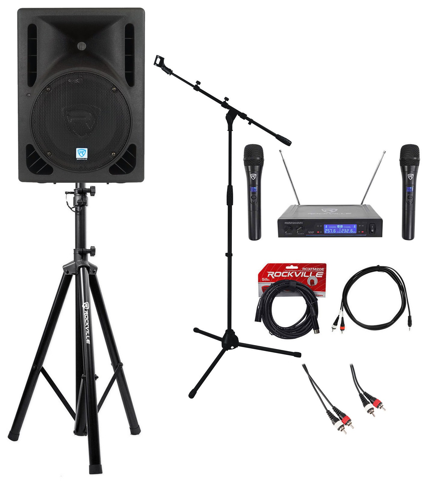 Rockville Pro 10" ipad/iphone/Android/Laptop/TV Youtube Karaoke Machine/System