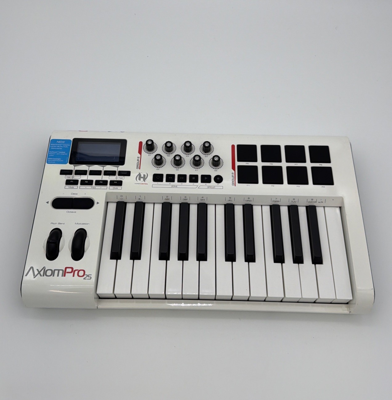 M-Audio Axiom Pro 25 MIDI Keyboard Controller with Pad Triggers, Faders, USB