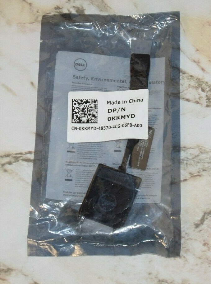 New Genuine Dell DisplayPort to DVI Single Link Adapter KKMYD