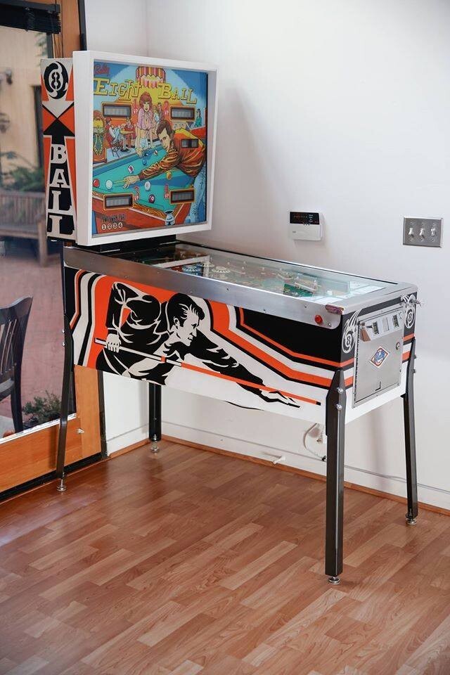 Bally EIGHT BALL Pinball Machine CABINET Decal Set