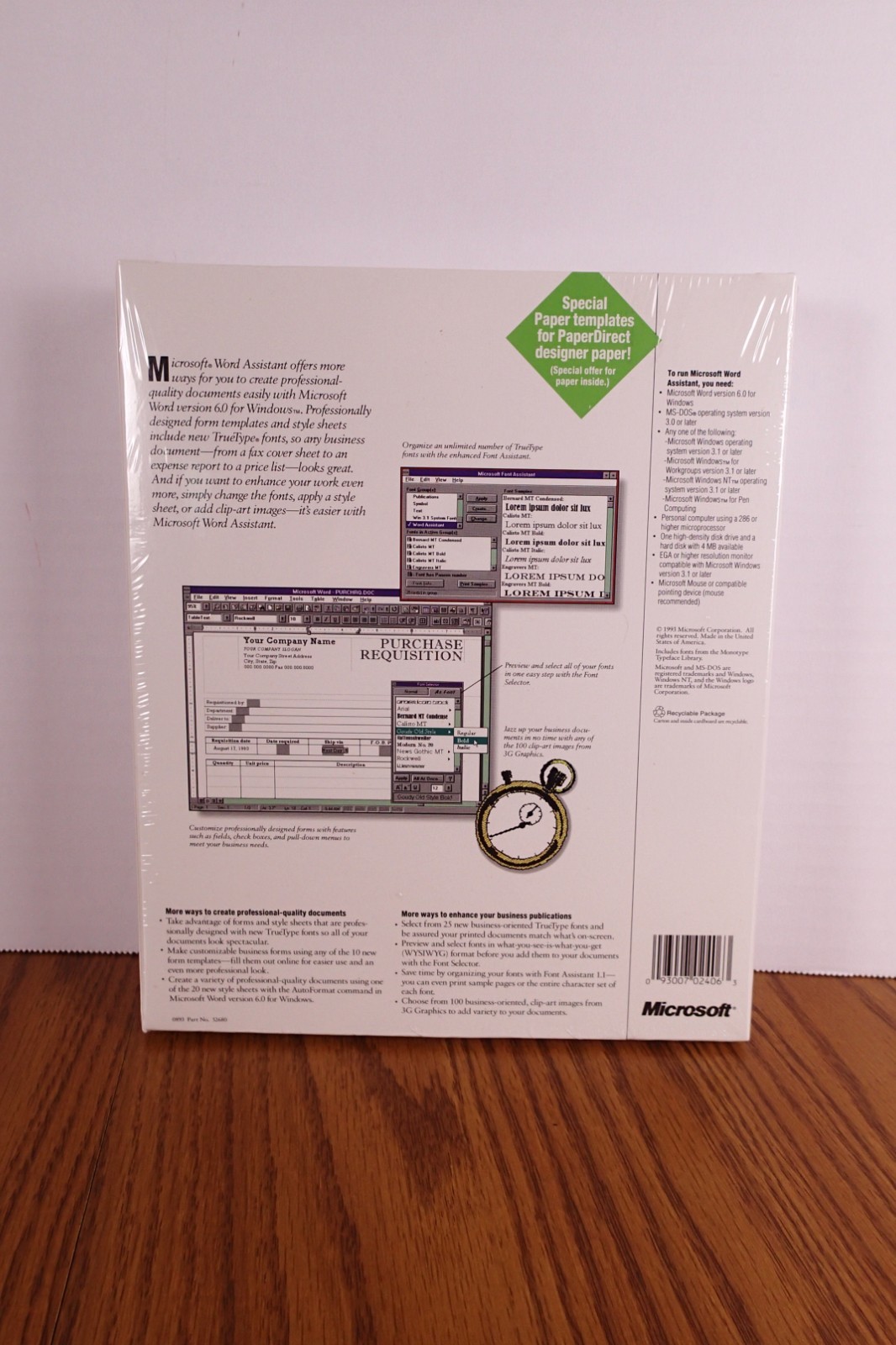 NEW Microsoft Word Assistant 1993