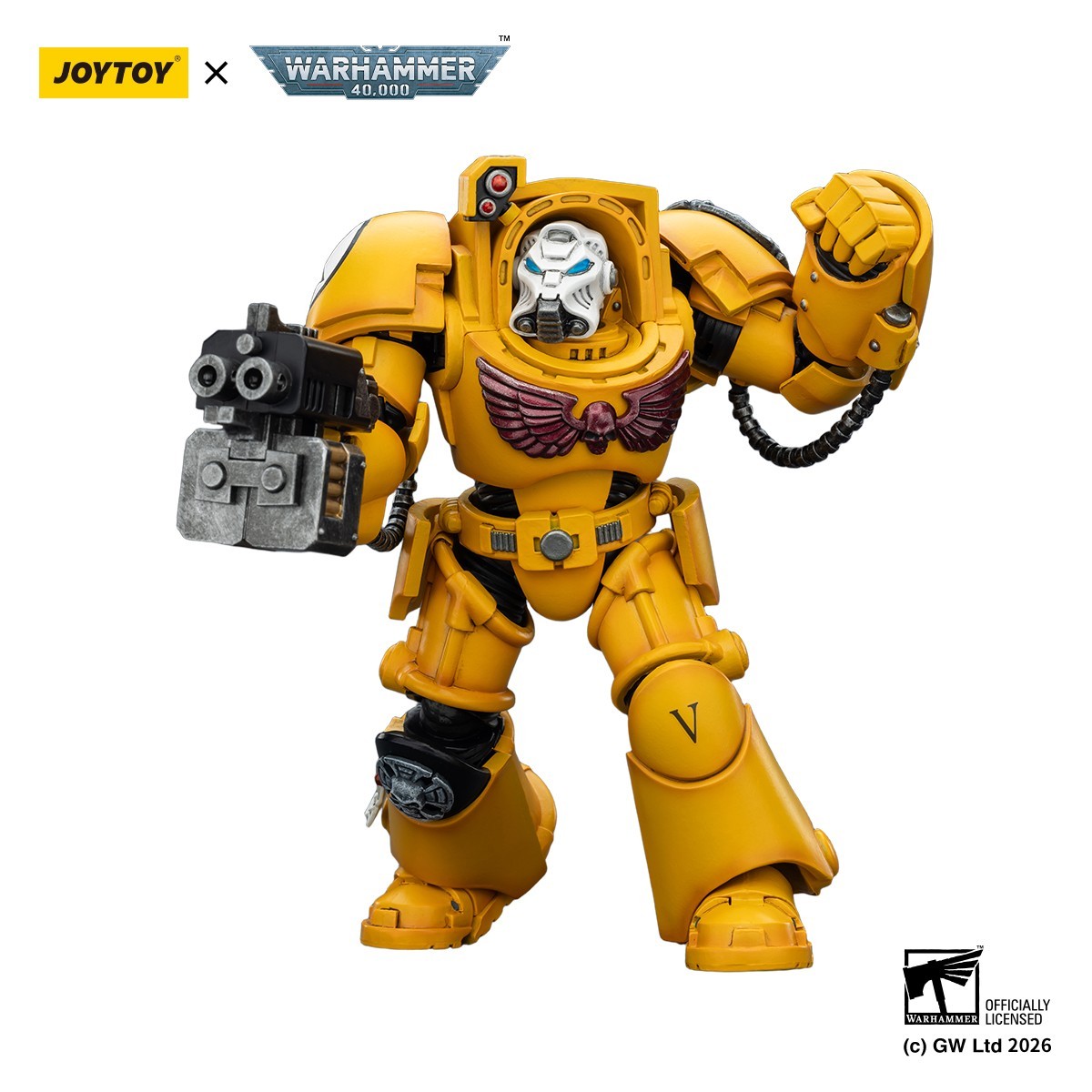JOYTOY Warhammer 40K Imperial Fists Terminator 2 1/18 Model